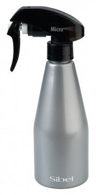 Pulverizator profesional CONIC gri din plastic pentru salon /frizerie/coafor/barbershop 250 ML foto