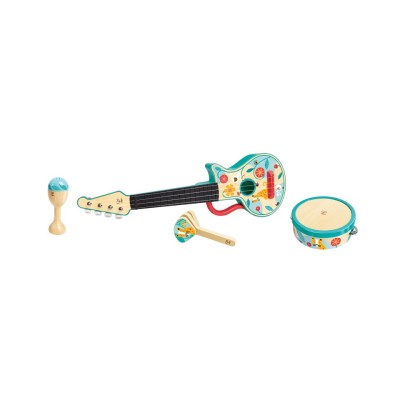 Jucarie din lemn - Set de ukulele 4 in 1 foto