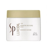 Masca pentru par restructuranta SP LuxeOil Keratin Restore, 400 ml, Wella Professionals