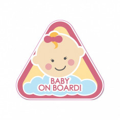 Abtibild &quot;BABY ON BOARD&quot; Cod: TAG 045 / T2 Automotive TrustedCars