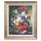 Tablou celebru pictat manual inramat, Aranjament floral, 65x55cm ulei pe panza, reproducere Rachel Ruysch, Magnific