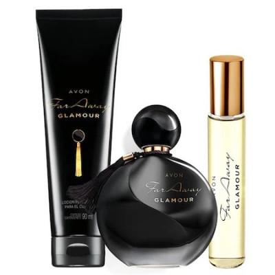 Set Far Away Glamour (parfum 50,lotiune,mini apa) foto