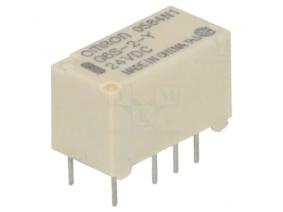 Releu Electromagnetic DPDT 24VDC 2A foto