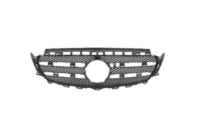 Grila radiator Mercedes Clasa E (W213), 03.2016-2024, montare fata, fara gaura camera; intern, RapidAuto