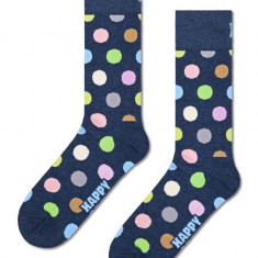 Happy Socks sosete Big Dot Sock culoarea albastru marin