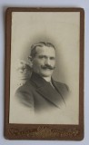 CDV Atelier Visit Portrait 1916 Romania barbat cu mustata