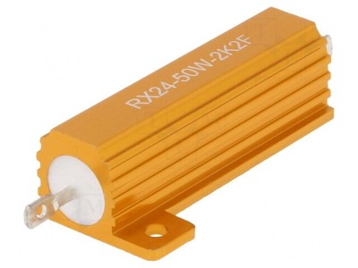 Rezistor Bobinat cu Radiator 2.2k&amp;Omega; 50W &amp;plusmn;1% foto