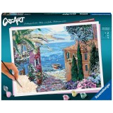 Cumpara ieftin Ravensburger - CreArt pictura pe numere pentru adulti peisaj mediteranean