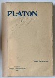 PLATON de CEZAR PAPACOSTEA, VOL 1: INTRODUCERE, APOLOGIA, EUTHYPHRON, KRITON 1930
