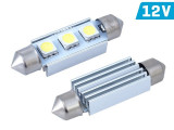 Bec Vision Festoon Sv8.5 41mm 12v 3x 5050 Smd Led, Canbus, Alb, 1 Buc 58379