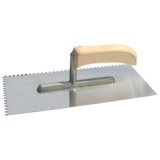 Gletiera Inox Dintata Cu Maner Lemn 270x130/8mm