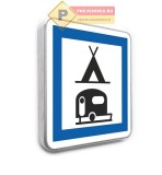 Indicatoare pentru zona de camping