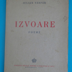 Iulian Vesper – Izvoare ( prima editie )