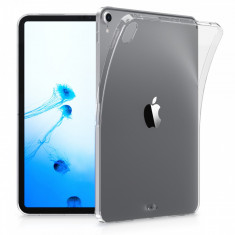 Husa pentru Apple iPad Pro 11 (2018), Silicon, Transparent, 46760.03 foto