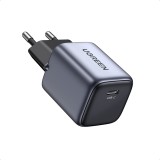 INCARCATOR retea Ugreen, Nexode &amp;quot;CD318&amp;quot; Quick Charge 20W GaN, 1 x USB Type-C 5V/3A, negru &amp;quot;90664&amp;quot; (timbru verde 0.18 lei) -