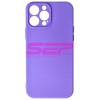 Husa Silicon iPhone 13 Pro Max Orchid, High Copy, Protectie Premium