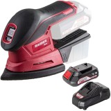Raider RDP-SMSA20 + RDP-R20 - Slefuitor delta + Set 1 acumulator si incarcator Li-Ion 20 V 2 Ah