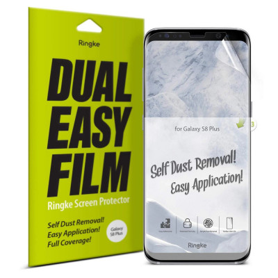 Ringke - Dual Easy Full (2 pack) - Samsung Galaxy S8 Plus - Transparent foto