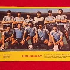 Foto fotbal - Echipa Nationala din URUGUAY (CM Italia 1990)
