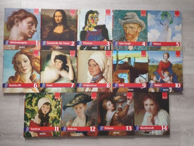 COLECTIA PICTORI DE GENIU (14 volume - complet) foto