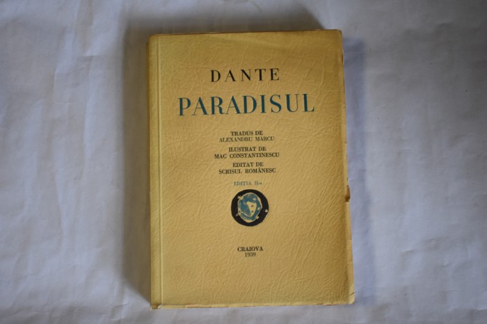 Dante - Paradisul (editia a II-a, 1939, ilustratii de Mac Constantinescu)