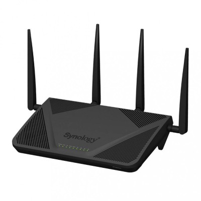 ROUTER SYNOLOGY , wireless, 2600 Mbps, port LAN 10/100/1000 x 4, port WAN 10/100/1000 x 3, antena interna x 4, &amp;quot;RT2600ac&amp;quot; (timbru verde 0.8 lei) foto