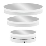 Masa Rotativa 360 electronica Foto si Video, EMESZON&reg; RT3601, Reflexie Oglinda, Stand Rotativ 3 in 1, Prezentare produse, Alb