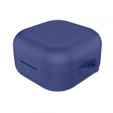 Husa Techsuit Silicone pentru Samsung Galaxy Buds4 / Buds4 Pro, Bleumarin