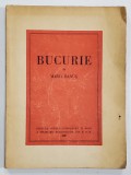 BUCURIE de MARIA BANUS , 1949 * DEDICATIE