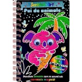 Pui de animale. Scratch Art, Flamingo Gd