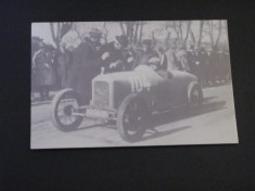 Automobil de Cursă cu Mulțime de Spectatori - Carte Poștală Franța ,Necirculată