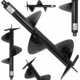 Burghiu pamant 25 cm x 80 cm, pentru motoburghiu, Verke