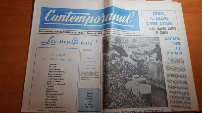 ziarul contemporanul 29 decembrie 1989-revolutia foto