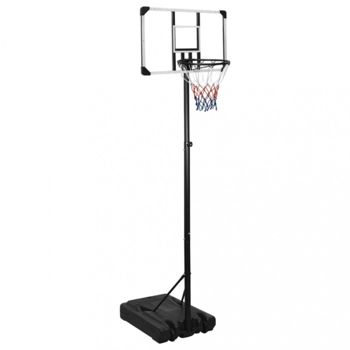 Gossi suport cos de baschet, transparent, 235-305 cm, policarbonat