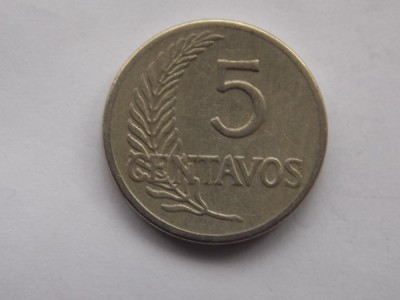 5 CENTAVOS 1946 PERU foto