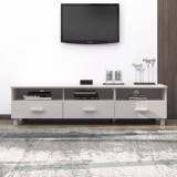 vidaXL Comodă TV, alb, 158x40x40 cm, lemn masiv de pin