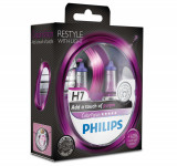 Bec Philips H7 12V 55W Colorvision Purpuriu +60% Set 2 Buc 12972CVPPS2