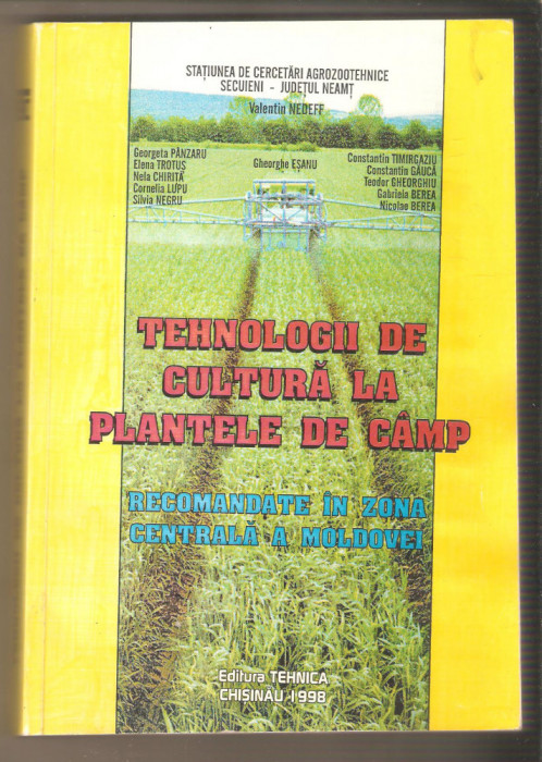 Tehnologii de cultura la plantele de camp