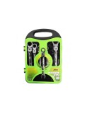 Set De 7 Chei Combinate Cu Clichet Si Cap Rotativ