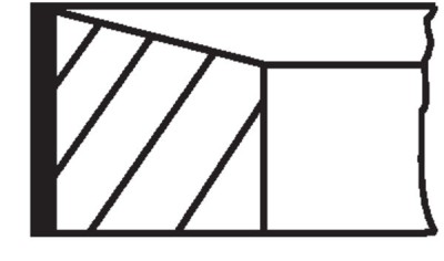 MAHLE 022 13 N0 Set segmenti piston foto