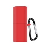 Cumpara ieftin Husa pentru protectia castilor stereo wireless Huawei FreeBuds Lipstick, culoarea rosie cu carlig prindere