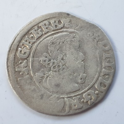 Austria 3 kreuzer 1624 Praga argint Ferdinand ll foto