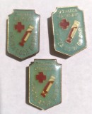SET 3 INSIGNE DONATOR ONORIFIC RSR INSIGNA MEDICINA