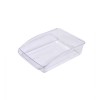Set 2 recipiente pentru frigider, transparente, 31x22.5x7 cm