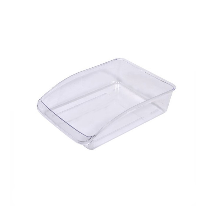Set 2 recipiente pentru frigider, transparente, 31x22.5x7 cm