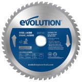 Panza circular pentru taiat otel, pentru fierastraie circulare stationare Evolution 210mm, &Oslash;210 x 25.4 mm, 50 de dinti TCT