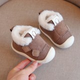 Pantofi maro imblaniti - Snow (Marime Disponibila: Marimea 23)