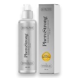 Ulei de masaj cu feromoni PHEROSTRONG Pheromone Exclusive For Men, pentru bărbați, note de bergamotă și piper, 100 ml (gri)