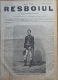 Cumpara ieftin Ziarul Resboiul, nr. 192, 1878; S-lct. Botescu George din al V-lea Regim. linie