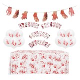 Cumpara ieftin Set 42 piese decoratiuni Halloween, multicolor, 230 cm x 260 x 130 cm